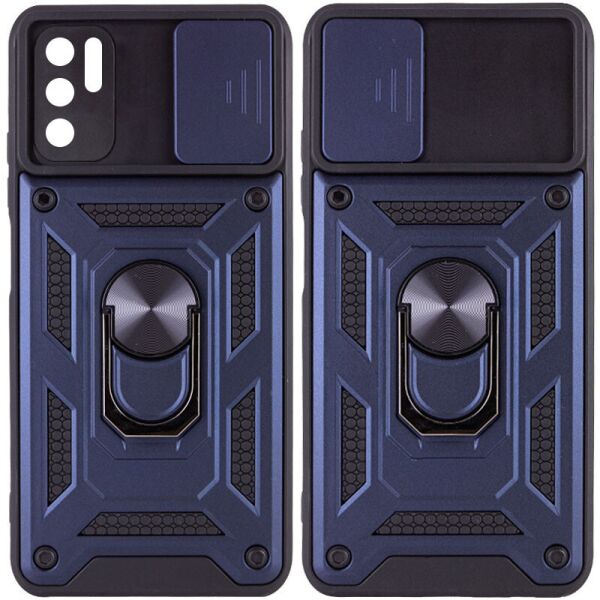

Ударопрочный чехол Camshield Serge Ring for Magnet для Xiaomi Redmi Note 10 5G / Poco M3 Pro