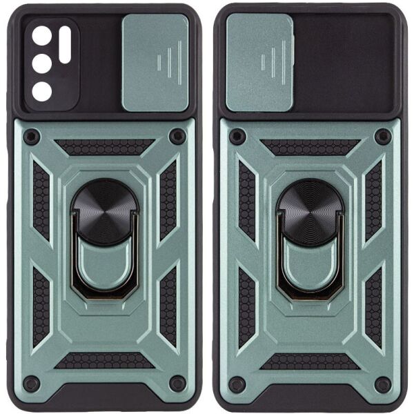 

Ударопрочный чехол Camshield Serge Ring for Magnet для Xiaomi Redmi Note 10 5G / Poco M3 Pro