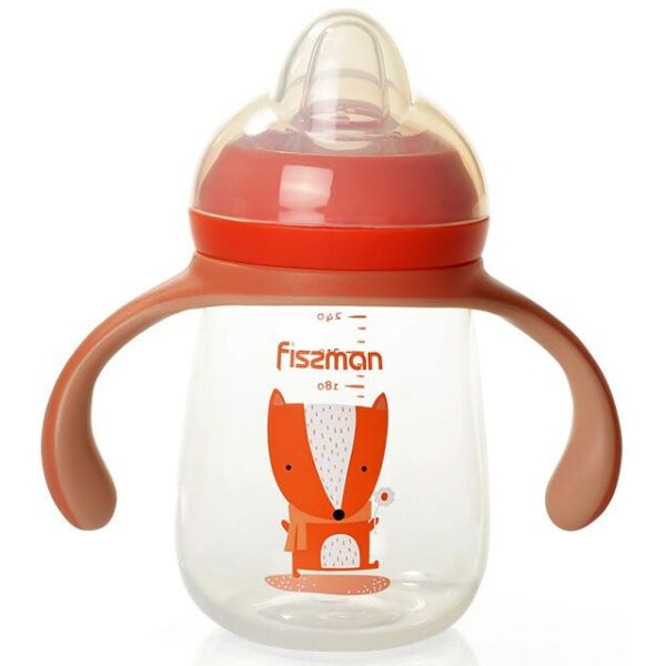 

Бутылка детская для кормления Хитрый лис 260 мл с ручками Fissman 43977-BR-1883