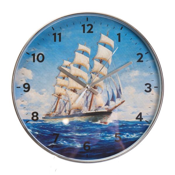 

Настенные часы Парусная яхта 30 см Lefard 86978-BR-556