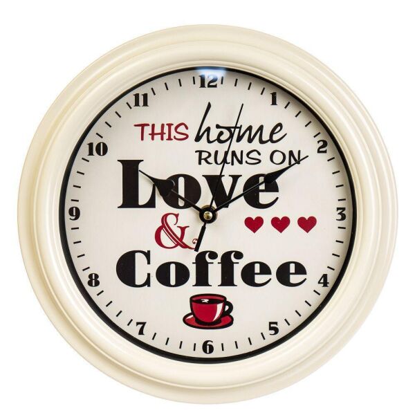

Настенные часы Love Coffee 28 см Lefard 86981-BR-556