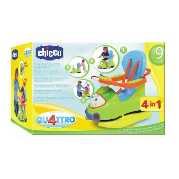 

Многофункциональная машинка каталка Qauttro 4в1 Chicco 45085-BR-1524