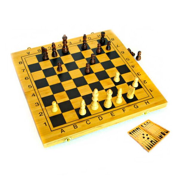 

Нарды и шахматы из бамбука Viktoria Trading Safebet 28852-BR-1393