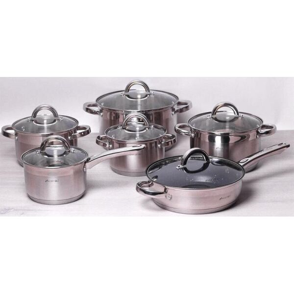 

Набор кухонной посуды Mystery 12 предметов Kamille 36489-BR-1882