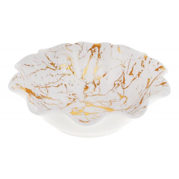 

Салатники фарфоровые в наборе 2 штуки 20.1х20.1х6.2см white with gold Bona 115198-BR-547