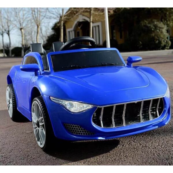 

Электромобиль Car4Kids T-7637 Синий на радиоуправлении Bluetooth и с МР3 + 2 мотора по 25 Вт