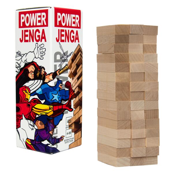 

Настольная игра Стратег "Power Jenga" (PL 32104)