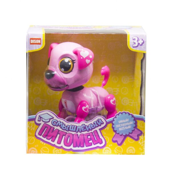 

Интерактивная игрушка Смышленый питомец "Щенок" DISON E5599-7 (Розовый)