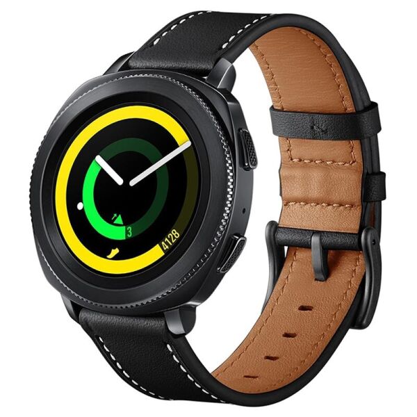 

Ремешок для Samsung Gear 20mm - черный / Watchbands Standart / ширина крепления 20мм / размер L / кожаный (WB0029STANDART2BLACKASP3)