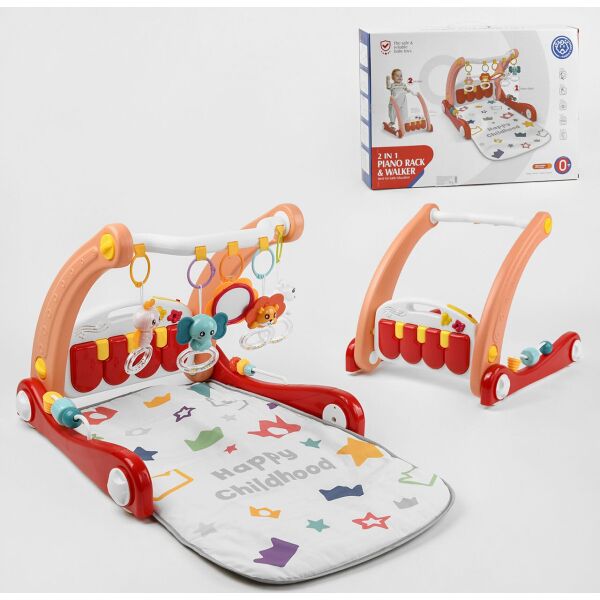 

Ходунки коврик 2в1 HE 0634 розовый 111905