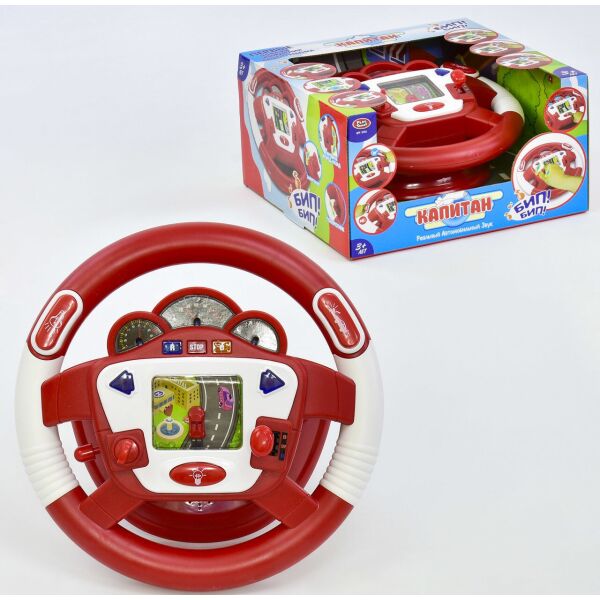 

Руль музыкальный 9733 "Play Smart" красный 59236