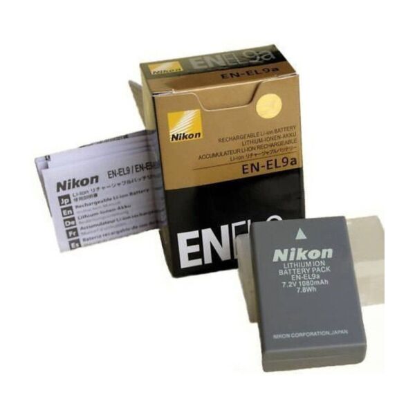 

Батарея NIKON EN-EL9A (D40, D60, D40X, D3000, D5000, D3X )