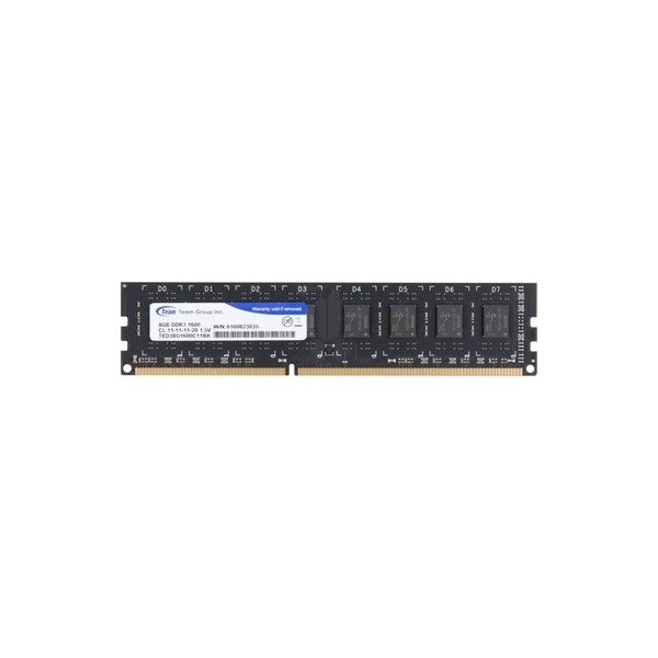 

Оперативная память TEAM 8Gb DDR3 1600MHz Elite (TED38G1600C1101)