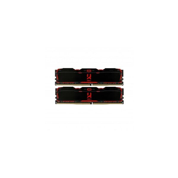 

Оперативная память GOODRAM 16 GB (2x8GB) 3000 MHz Iridium X Black (IR-X3000D464L16S/16GDC)