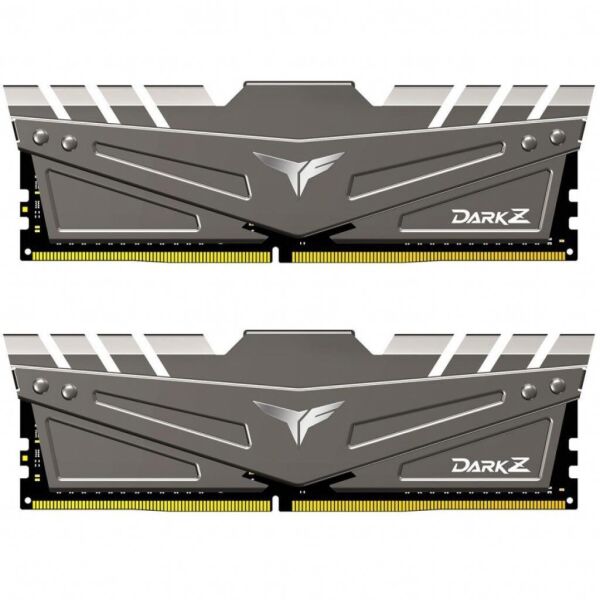 

Память TEAM 16 GB (2x8GB) DDR4 3200 MHz T-Force Dark Z Gray (TDZGD416G3200HC16CDC01)