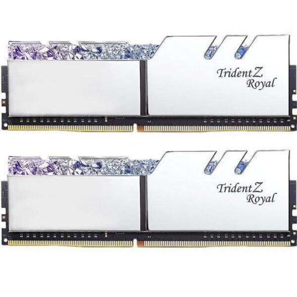 

Память G.Skill 16 GB (2x8GB) DDR4 3000 MHz Trident Z Royal Silver (F4-3000C16D-16GTRS)