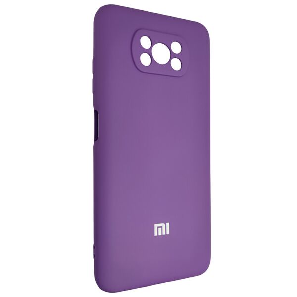 

Чехол Silicone Case for Poco X3 Light Violet