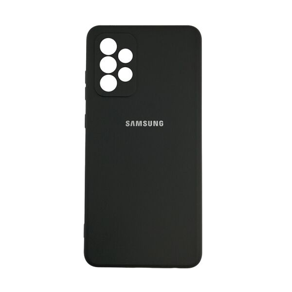 

Чехол Silicone Case for Samsung A72 Black