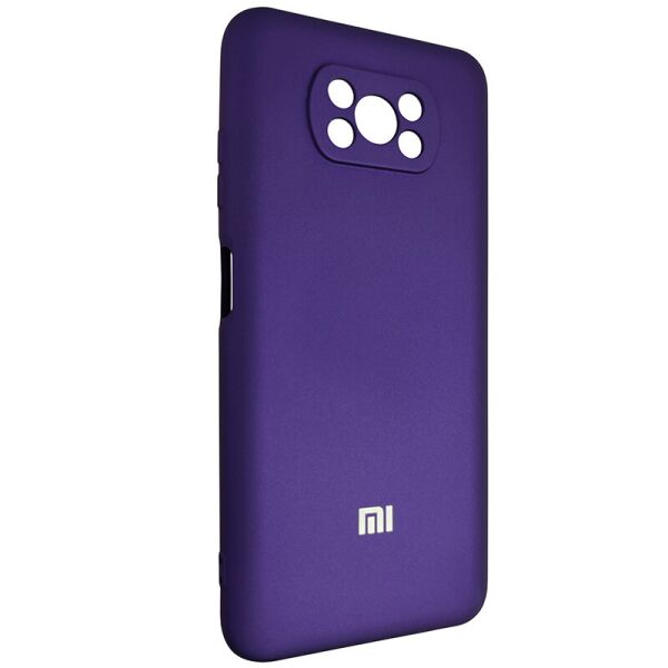

Чехол Silicone Case for Poco X3 Purple