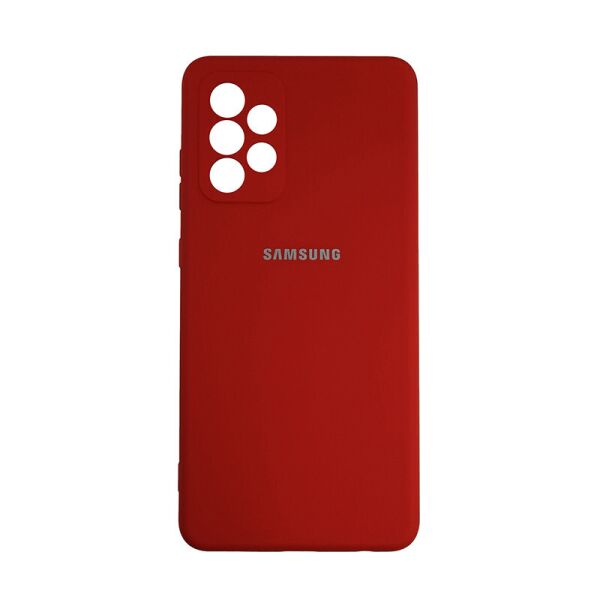 

Чехол Silicone Case for Samsung A72 Red
