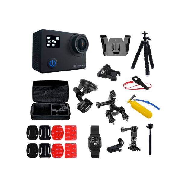 

Экшн-камера AirOn ProCam 8 Black Blogger Kit 30 in 1 (69477915500063)