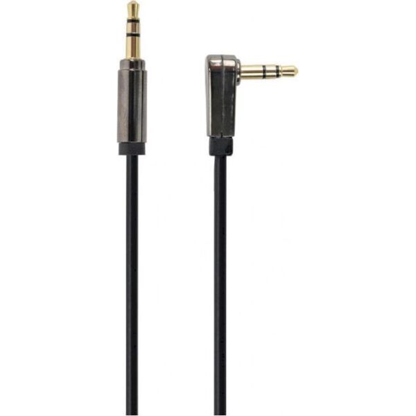 

Кабель Cablexpert 3.5 мм угловой M/M 3.5мм, 1м (CCAPB-444L-1M)