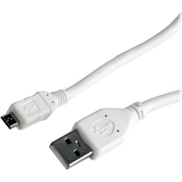 

Кабель Cablexpert micro USB2.0, A-папа/micro B-папа 1м (CCP-mUSB2-AMBM-W-1M)