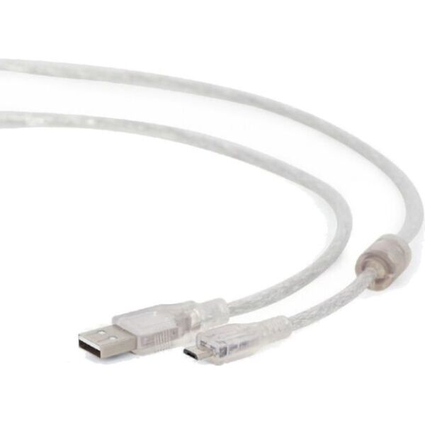 

Кабель Cablexpert micro USB2.0, A-папа/micro B-папа, 1.8м (CCP-mUSB2-AMBM-6)