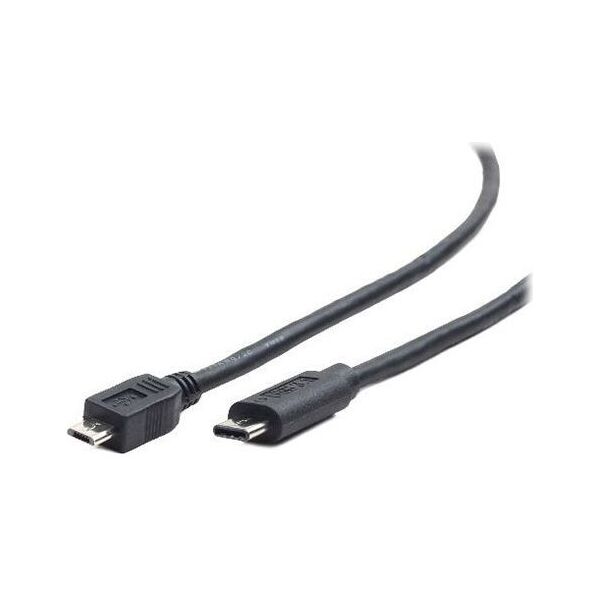 

Кабель Cablexpert USB 2.0 Micro BM-папа/C-папа, 1м (CCP-USB2-mBMCM-1M)