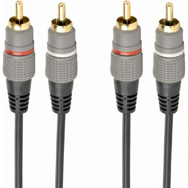 

Кабель Cablexpert 2RCA-2RCA, 1.5м (CCAP-202-1.5M)