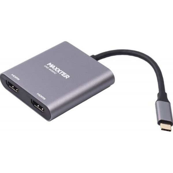 

Адаптер Maxxter USB-C на 2 HDMI (V-CM-2HDMI)