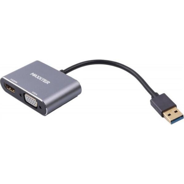 

Адаптер Maxxter USB-A на HDMI/VGA (V-AM-HDMI-VGA)