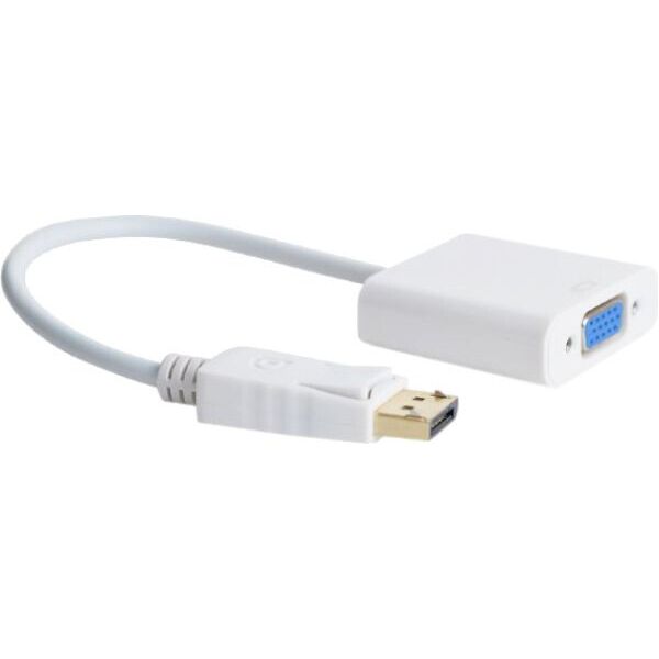 

Адаптер Cablexpert DisplayPort на VGA (A-DPM-VGAF-02-W)