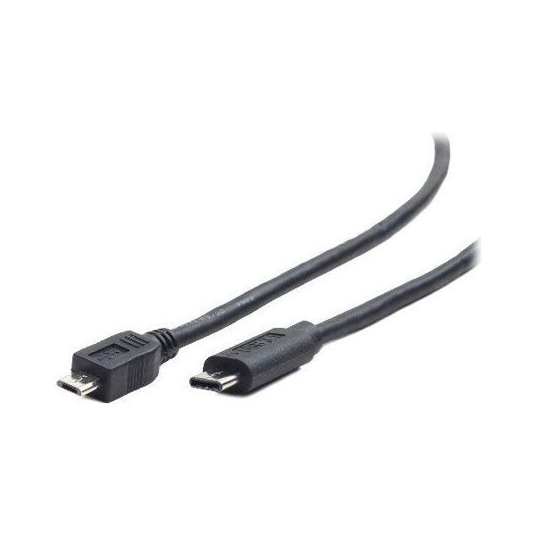 

Кабель Cablexpert USB 2.0 Micro BM-папа/C-папа, 1.8м (CCP-USB2-mBMCM-6)