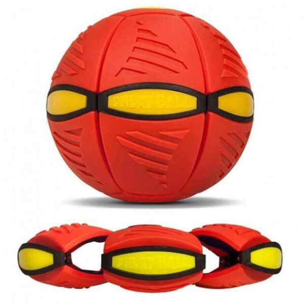 

Летающий мяч трансформер LED фрисби тарелка Blast Ball disk красный