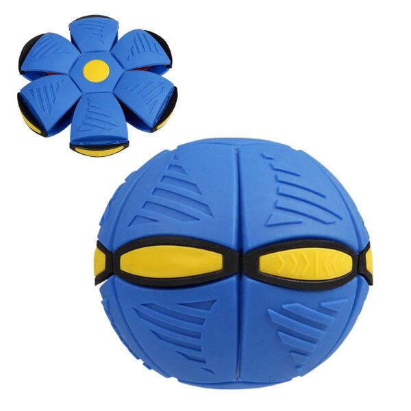 

Летающий мяч трансформер LED фрисби тарелка Blast Ball disk синий