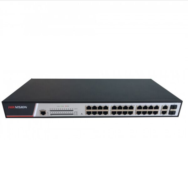 

24-портовый управляемый POE коммутатор Hikvision DS-3E2326P