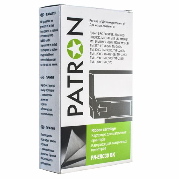 

Картридж PATRON EPSON ERC-30 BLACK (PN-ERC30 BK)