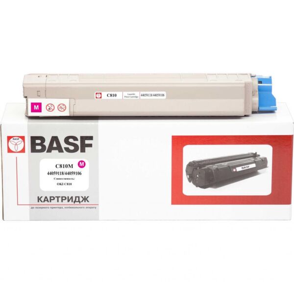 

Тонер-картридж BASF OKI C810 Magenta 44059118/44059106 (KT-C810M)