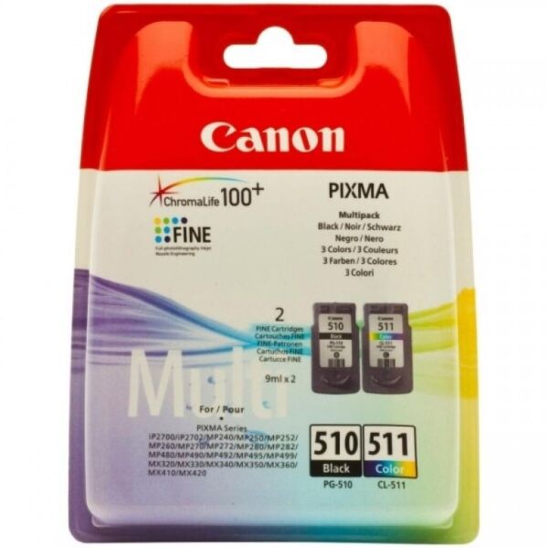 

Картридж Canon PG-510+CL-511 MULTIPACK (2970B010)