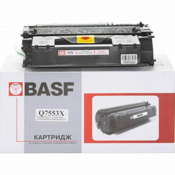 

Картридж BASF для HP LJ P2015/P2014/M2727 аналог Q7553X Black (KT-Q7553X)