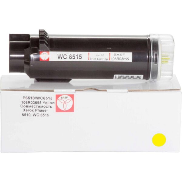 

Тонер-картридж BASF Xerox Ph 6510N/WC6515N/6515DN Yellow (KT-106R03695)