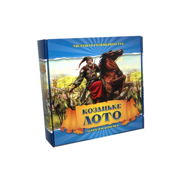 

Настольная игра Strateg Лото с деревянными бочонками Казацкое (украинский язык) (341)