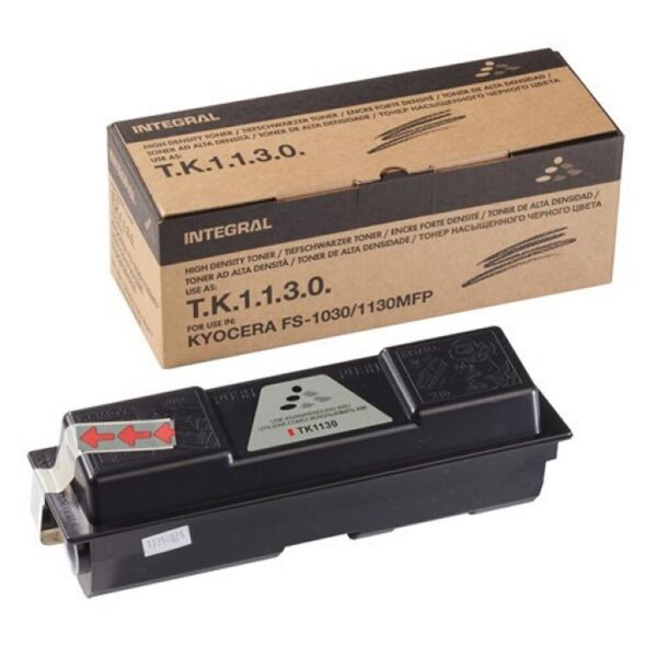 

Тонер-картридж Integral Kyocera TK-1130, without chip, Black (12100088)
