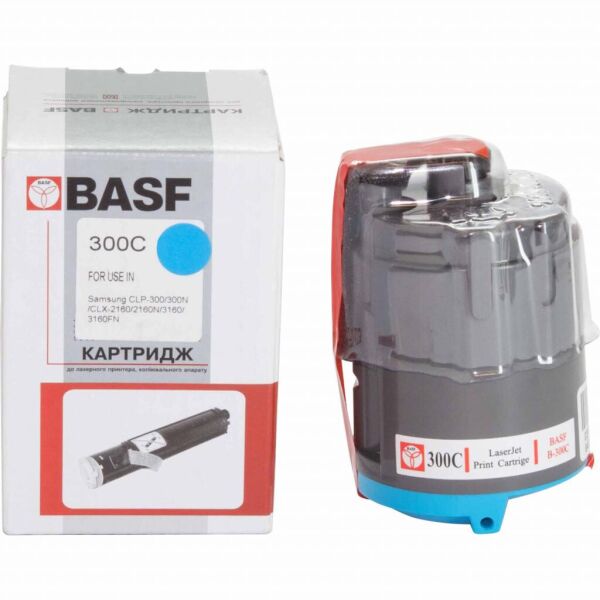 

Картридж BASF для Samsung CLP-300/300N/CLX-2160/3160 Cyan (KT-CLP300C)