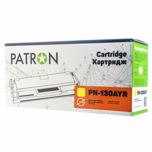 

Картридж PATRON HP CLJ CF352A для M176/M177 Yellow, Extra (PN-130AYR)