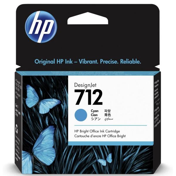 

Картридж HP DJ No.712 DesignJet Т230/Т630 Cyan 29ml (3ED67A)