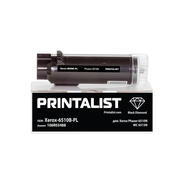 

Тонер-картридж PRINTALIST Xerox Ph6510N, WC 6515N, 106R03488 Black (Xerox-6510B-PL)