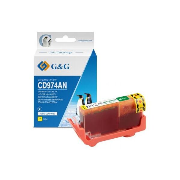 

Картридж G&G HP No.920XL OJ6000/6500/7000/7500 yellow (G&G-CD974AE)