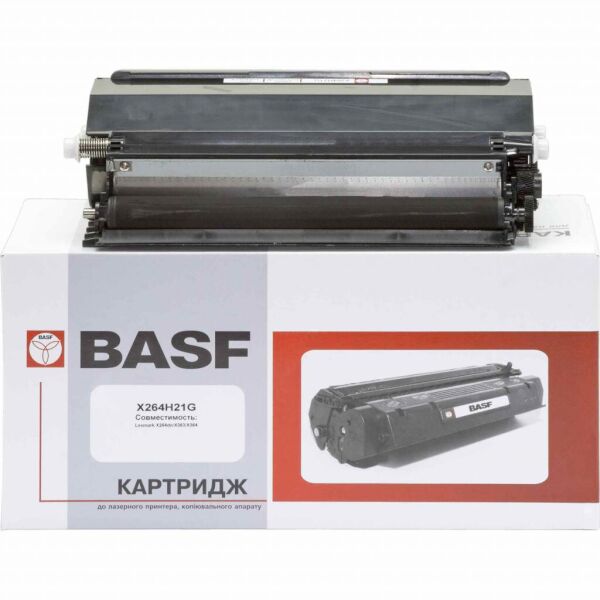 

Картридж BASF для Lexmark X264/X363/X364 аналог X264H21G Black (KT-X264H21G)